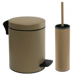 Σετ χαρτοδοχείο 8 λίτρων με πιγκάλ Pam & Co, ίνοξ