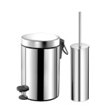 Σετ χαρτοδοχείο 3 λίτρων με πιγκάλ Sanco Chrome