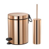 Σετ Χαρτοδοχείο 5 Λίτρων Με Πιγκάλ Sanco 90680-Α06 Rose Gold 24k Soft Close