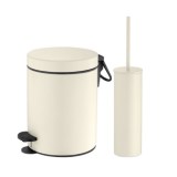 Σετ χαρτοδοχείο 3 λίτρων με πιγκάλ Sanco Beige Mat