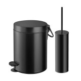 Σετ Χαρτοδοχείο 5 Λίτρων Με Πιγκάλ Sanco 90680-M116 Black Mat Soft Close