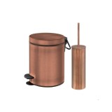 Σετ Χαρτοδοχείο 5 Λίτρων Με Πιγκάλ Sanco 90680-M26 Old Copper Mat Soft Close