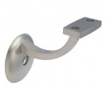 Ξύλινη κουπαστή σκάλας τύπου ωμέγα, σε κερασιά - χρυσό ματ