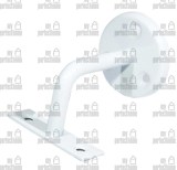 Ξύλινη κουπαστή σκάλας τύπου ωμέγα, σε κερασιά - χρυσό ματ