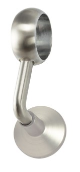 Κουπαστή σκάλας Φ35 ινοξ , σετ κομπλε