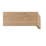 Μετώπες κουρτινόξυλα Viometale Adriana δρυς καφέ