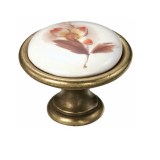 Πομολάκι Viometale 01.148 μπρονζέ - flower