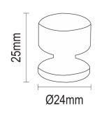 Πομολάκι Viometale 01.157 μπρονζέ