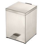 Χαρτοδοχείο Μπάνιου 5 Λίτρων Sanco 90677-A73 Brushed Nickel Soft Close