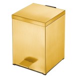 Χαρτοδοχείο μπάνιου 5 λίτρων Sanco 90677 Brushed Gold 24k