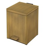 Χαρτοδοχείο Μπάνιου 5 Λίτρων Sanco 90677-M25 Bronze Mat Soft Close