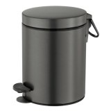 Χαρτοδοχείο Μπάνιου 5 Λίτρων Sanco 90680-122 Graphite Dark Soft Close