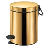 Χαρτοδοχείο μπάνιου 5 λίτρων Sanco 90680 Gold 24k