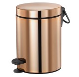 Χαρτοδοχείο μπάνιου 5 λίτρων Sanco 90680 Rose Gold 24k