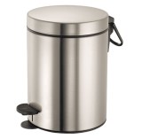 Χαρτοδοχείο μπάνιου 5 λίτρων Sanco 90680 Brushed Nickel