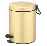 Χαρτοδοχείο Μπάνιου 5 Λίτρων Sanco 90680-AB12 Brashed Brass Soft Close