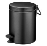 Χαρτοδοχείο Μπάνιου 5 Λίτρων Sanco 90680-AB23 Brushed Metal Gun Soft Close