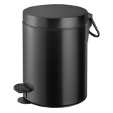 Χαρτοδοχείο μπάνιου 5 λίτρων Sanco 90680 Black Mat