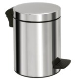 Χαρτοδοχεία μπάνιου 8 λίτρων Pam & Co, ίνοξ