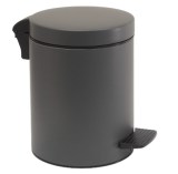 Χαρτοδοχεία μπάνιου 8 λίτρων Pam & Co, ανθρακί ματ