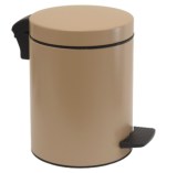 Χαρτοδοχεία μπάνιου 8 λίτρων Pam & Co, μπεζ ματ