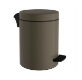 Χαρτοδοχεία μπάνιου 8 λίτρων Pam & Co, ανθρακί ματ