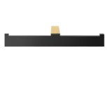 Χαρτοθήκη Μπάνιου Διπλή Sanco Allegory 25626-12-116 Brushed Brass - Black Mat